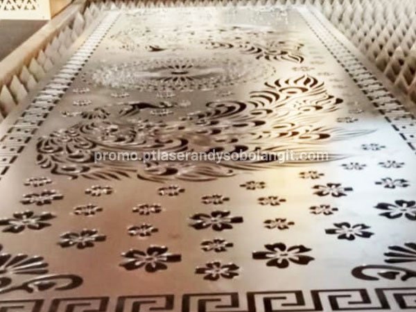 harga jasa laser plat ornamen murah - las plat besi baja stainless steel